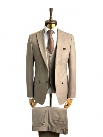 Костюм MAZALTOVMAN 3-ка Бежевый премиум линейка