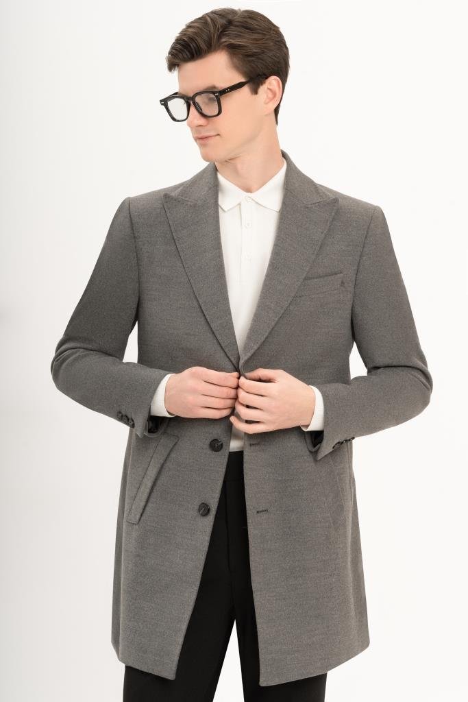 Пальто MAZALTOVMAN премиум Серое