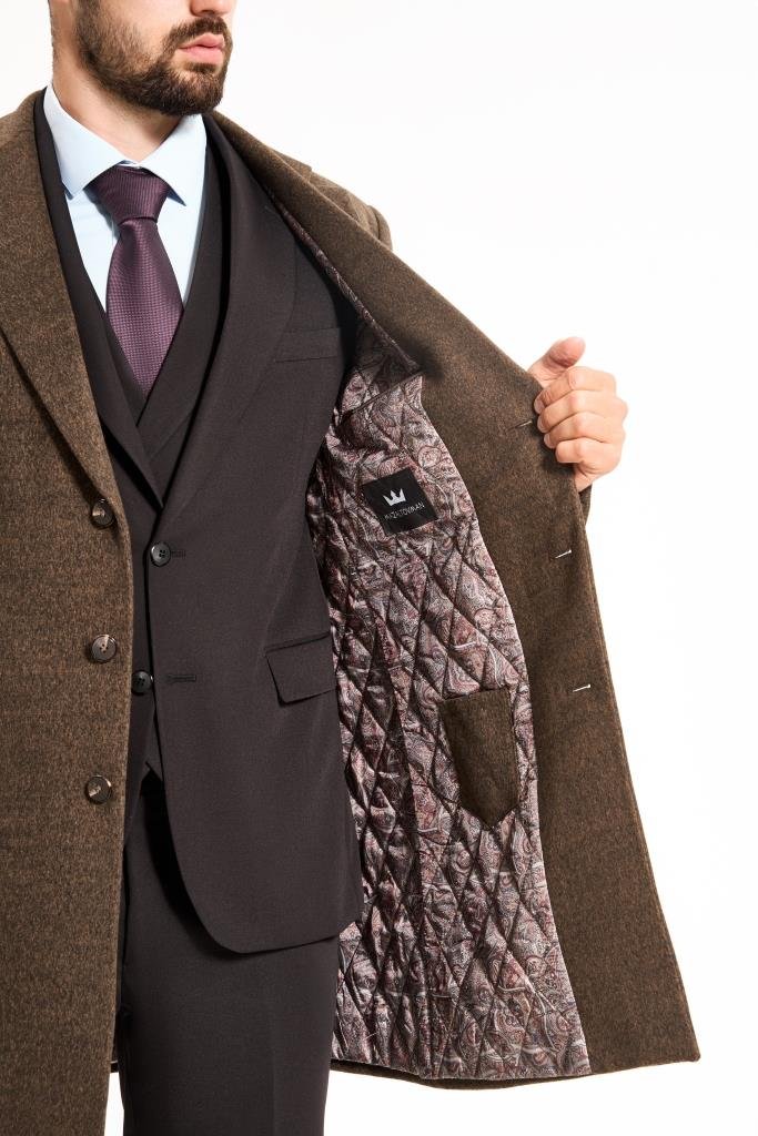 Пальто MAZALTOVMAN премиум Коричневое