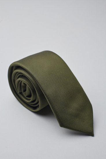 Мужской галстук Зеленый фактурный