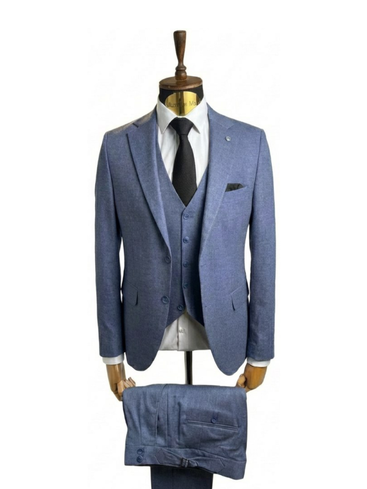 Костюм ИБР 3-ка Голубой фактурный